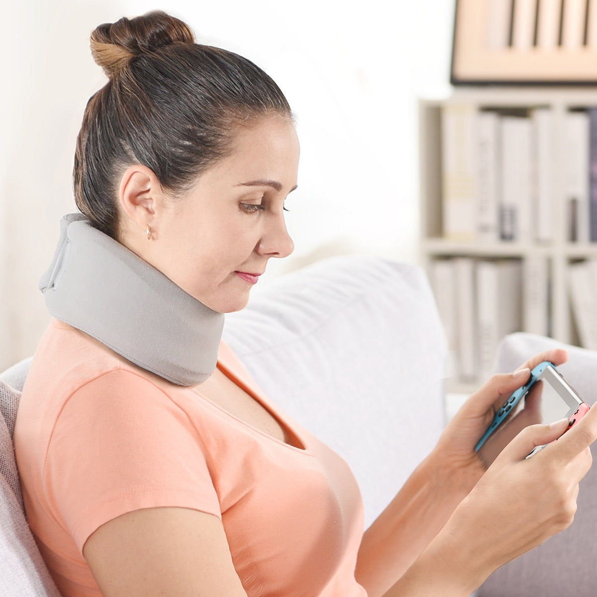Neck Brace for Neck Pain and Support Soft Cervical Collar for Sleeping - KiwisLove
