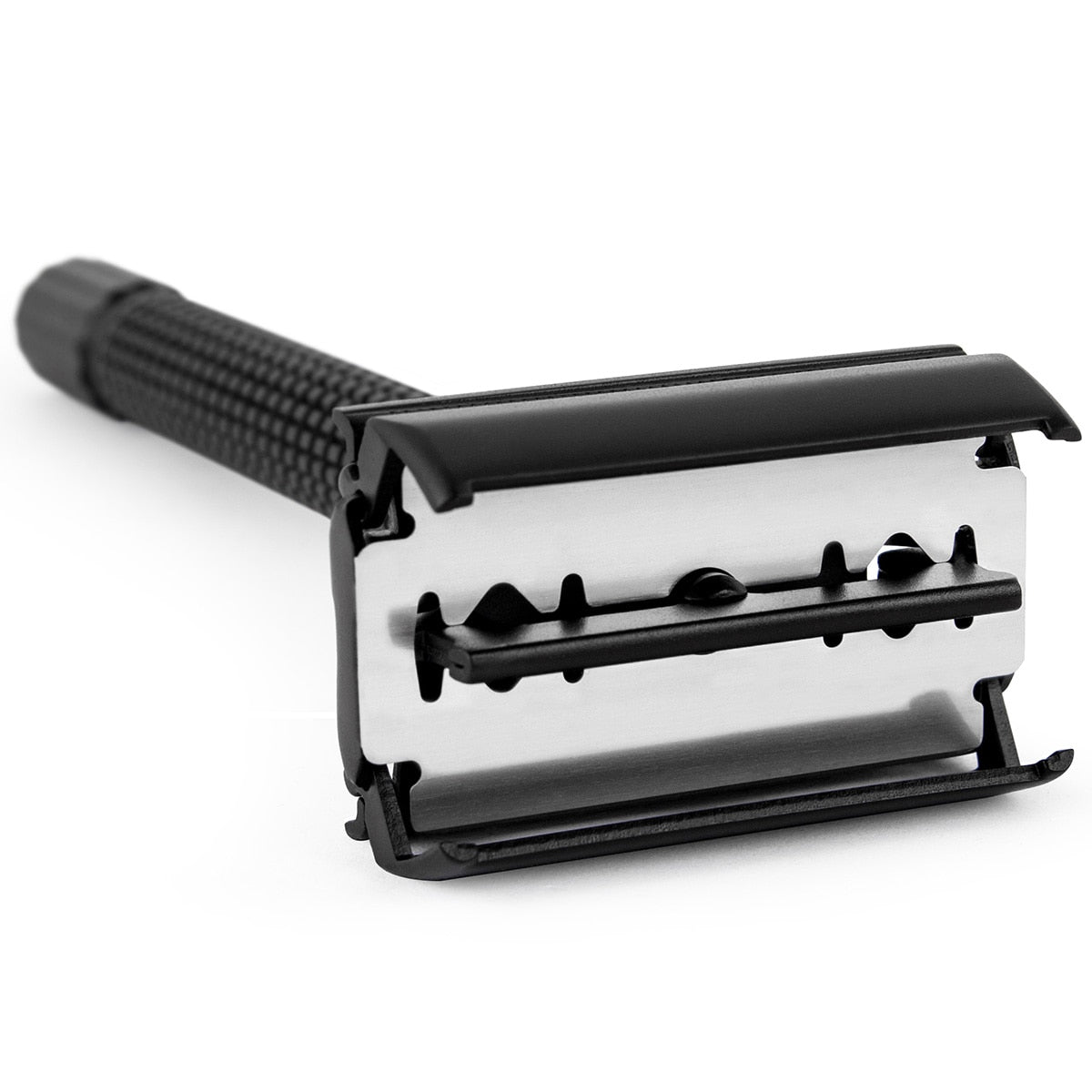 Qshave IT Matte Black Steel Coating Safety Razor with 5 blades - KiwisLove