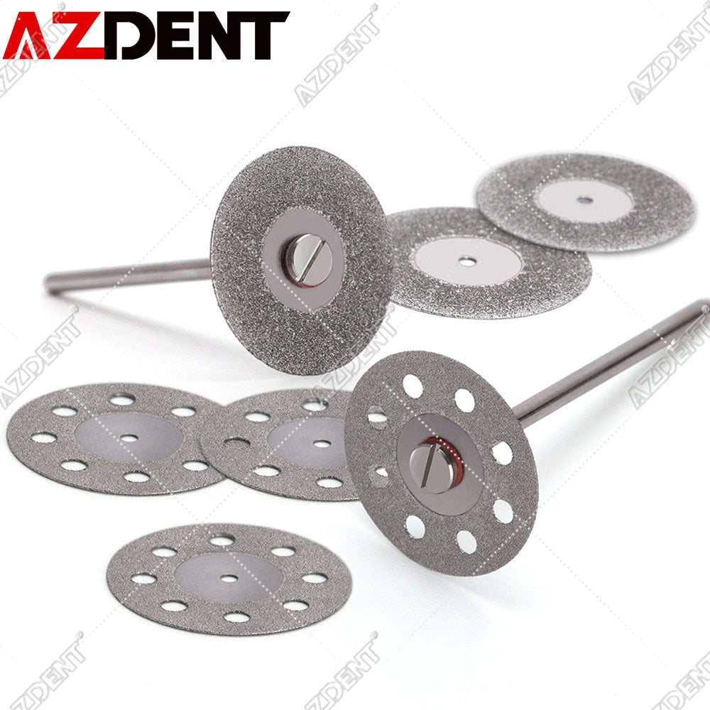 Azdent 10 PCS 2.35mm Dental Lab Polishing Shank Mandrel Burs Emery polishing kit - KiwisLove