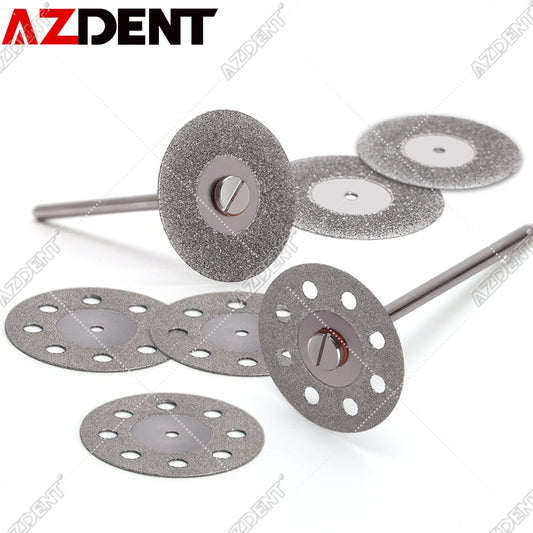 Azdent 10 PCS 2.35mm Dental Lab Polishing Shank Mandrel Burs Emery polishing kit - KiwisLove