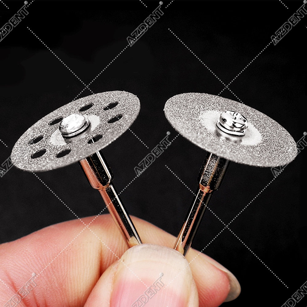 Azdent 10 PCS 2.35mm Dental Lab Polishing Shank Mandrel Burs Emery polishing kit - KiwisLove