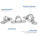 NINDEJIN U shape pipe clamps 304 stainless steel tube clip plumbing saddle - KiwisLove