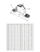 NINDEJIN U shape pipe clamps 304 stainless steel tube clip plumbing saddle - KiwisLove