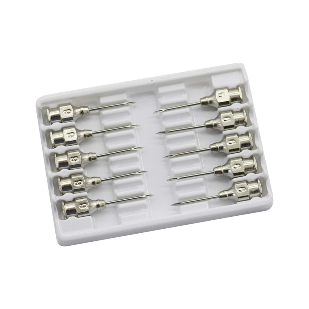 10 Pcs 304 Stainless Steel Chicken injection Pinhead Pigs injection Pinhead For All Kinds Of Poultry Animal Syringe - KiwisLove