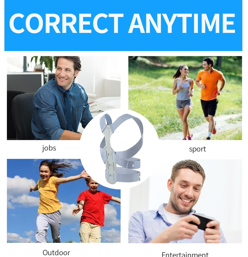 Adjustable Posture Corrector Shoulder Straighten Orthopedic Brace Belt - KiwisLove