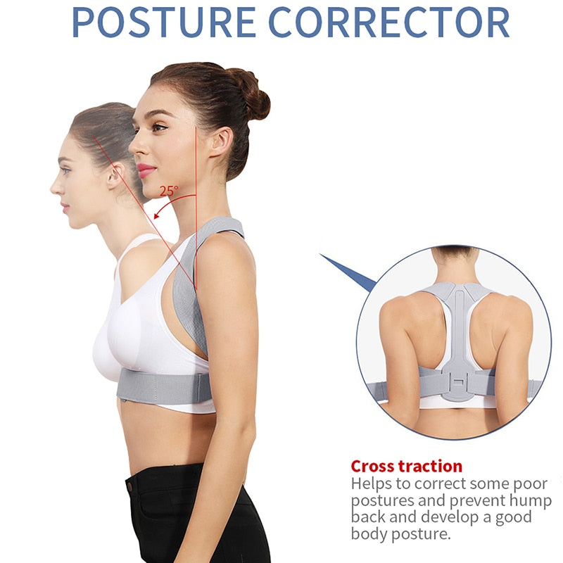 Adjustable Posture Corrector Shoulder Straighten Orthopedic Brace Belt - KiwisLove