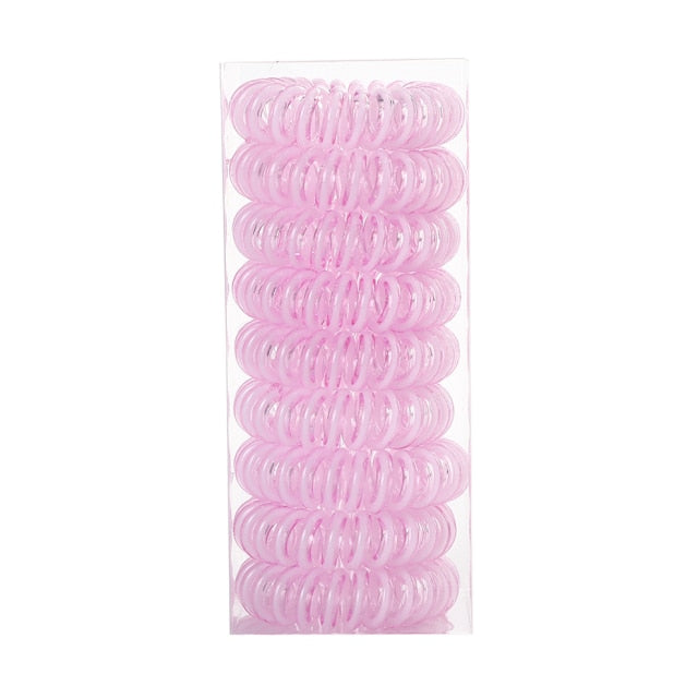 5/10PCS Telephone Wire Elastic Hair Bands - KiwisLove