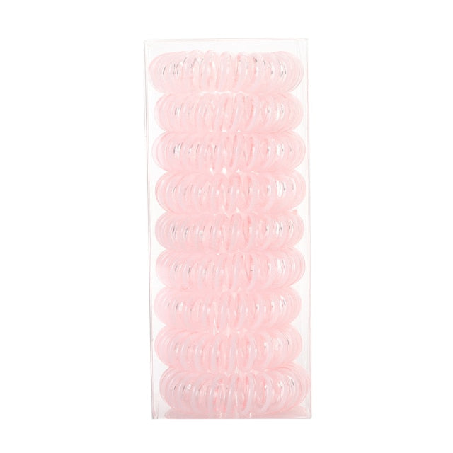 5/10PCS Telephone Wire Elastic Hair Bands - KiwisLove