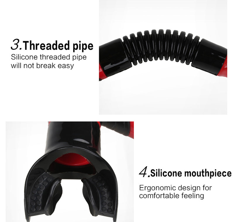 Copozz Brand Professional Dry Snorkel Tube  Diving Swimming  Underwater - KiwisLove