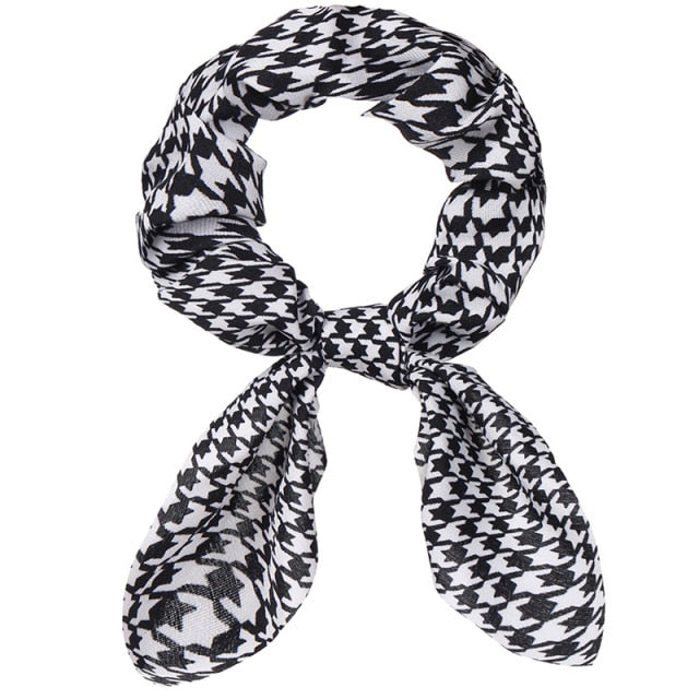 Floral Bowknot Hair Scrunchies Women Ponytail Holder Hair Rope Ties - KiwisLove