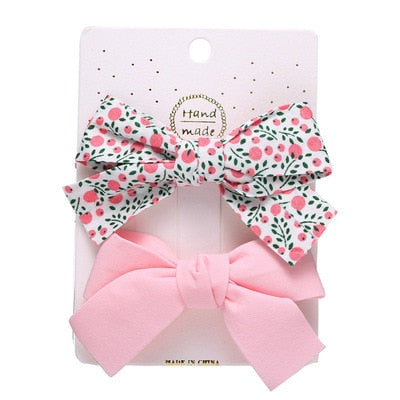 Floral Bowknot Hair Scrunchies Women Ponytail Holder Hair Rope Ties - KiwisLove