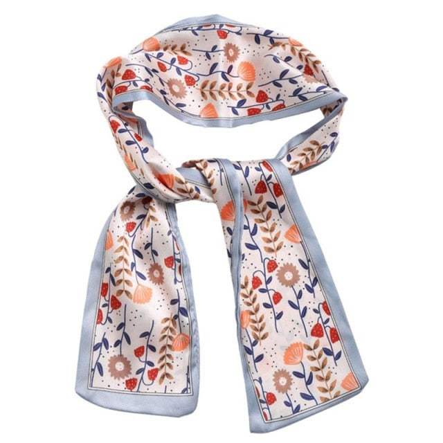 Floral Bowknot Hair Scrunchies Women Ponytail Holder Hair Rope Ties - KiwisLove