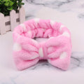 2021 New  Coral Fleece Wash Face Bow Hairbands - KiwisLove