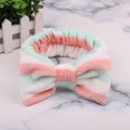 2021 New  Coral Fleece Wash Face Bow Hairbands - KiwisLove