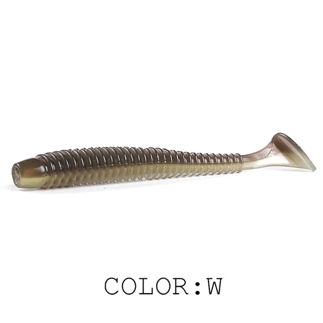 Shad Fishing Lure Soft  Plastics Baits Swimbait Jigging Artificial Baits - KiwisLove