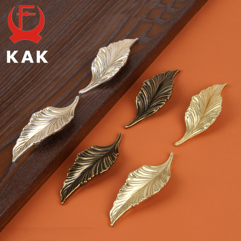 Leaves Creative Cabinet Drawer knobs Handles - KiwisLove