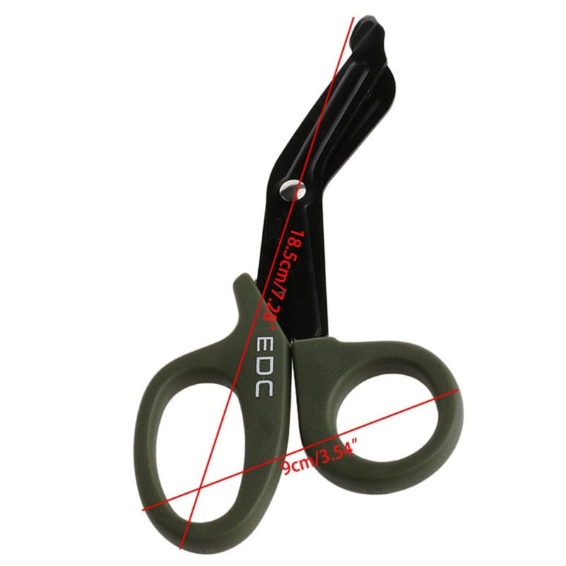1pcs Outdoor Survive Paramedic Rescue Utility Shear Emergency Gauze Scissor First Outdoor Camp Medical Nurse Hike Trauma Aid - KiwisLove