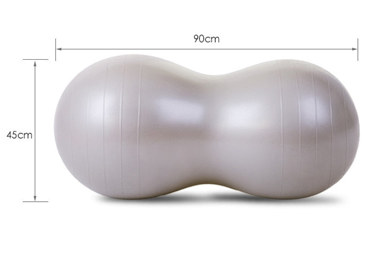 Anti-Burst Pilates Yoga Ball Home Exercise Equipment Sports Gym peanut Yoga Fitness ball - KiwisLove