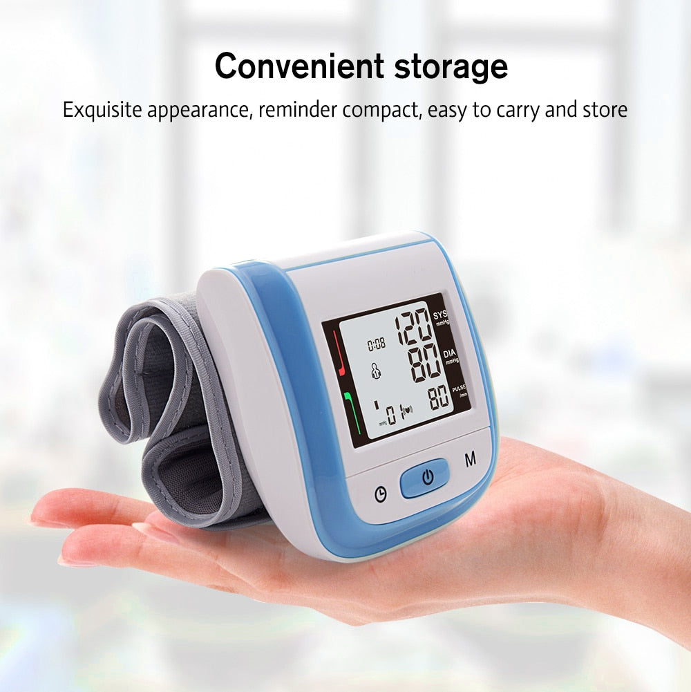 Yongrow Tonometer Automatic Wrist Digital Blood Pressure Monitor  lcd Sphgmomanometer - KiwisLove