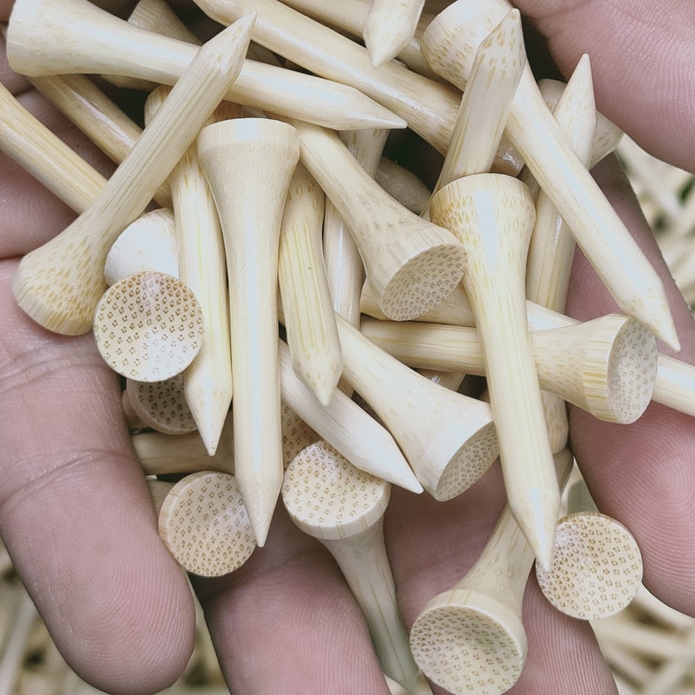 100Pcs/Set Golf Tees Bamboo Tee Golf Balls Holder - KiwisLove