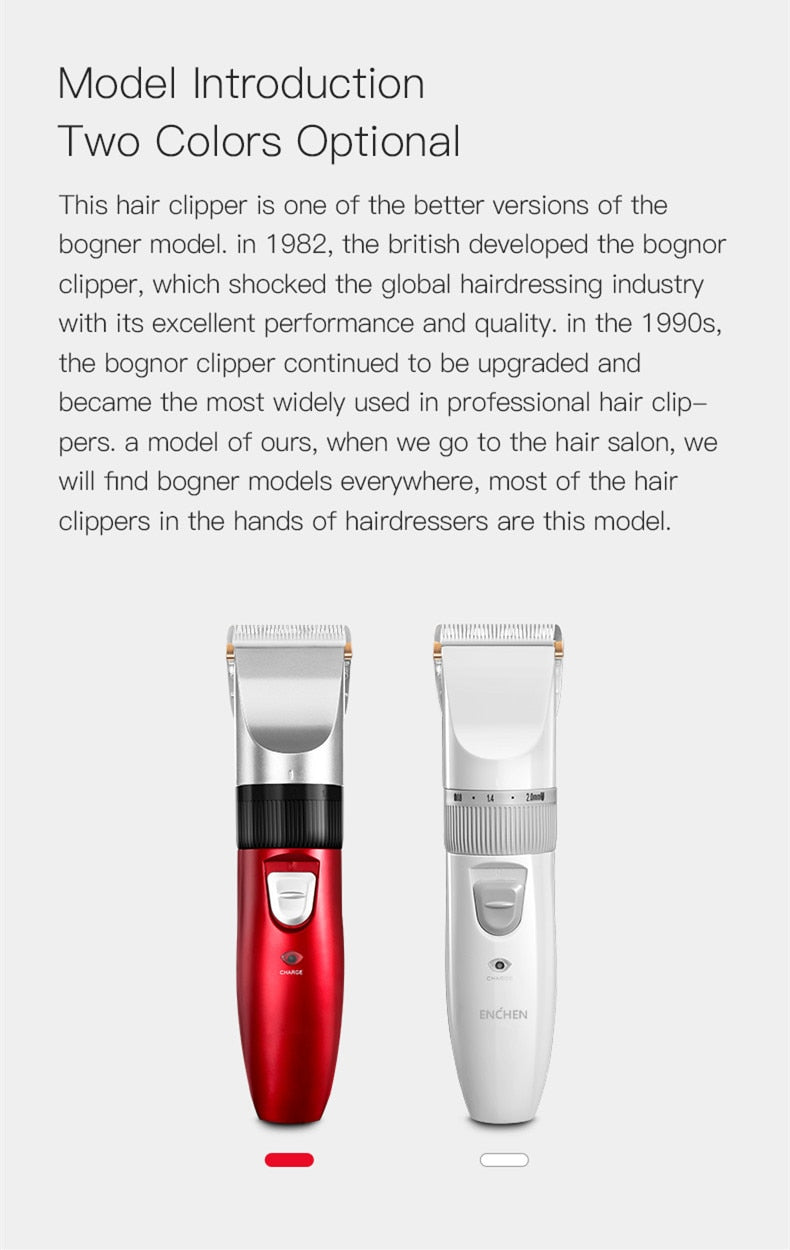 ENCHEN Hair Cutter Machine For Men Baby Adults Kids Barber Cordless - KiwisLove
