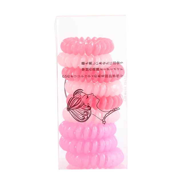 5/10PCS Telephone Wire Elastic Hair Bands - KiwisLove