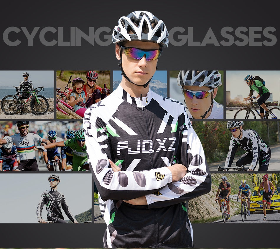 Copozz Polarized Cycling  5 Lens Glasses MTB Mountain Goggles  Bicycle - KiwisLove