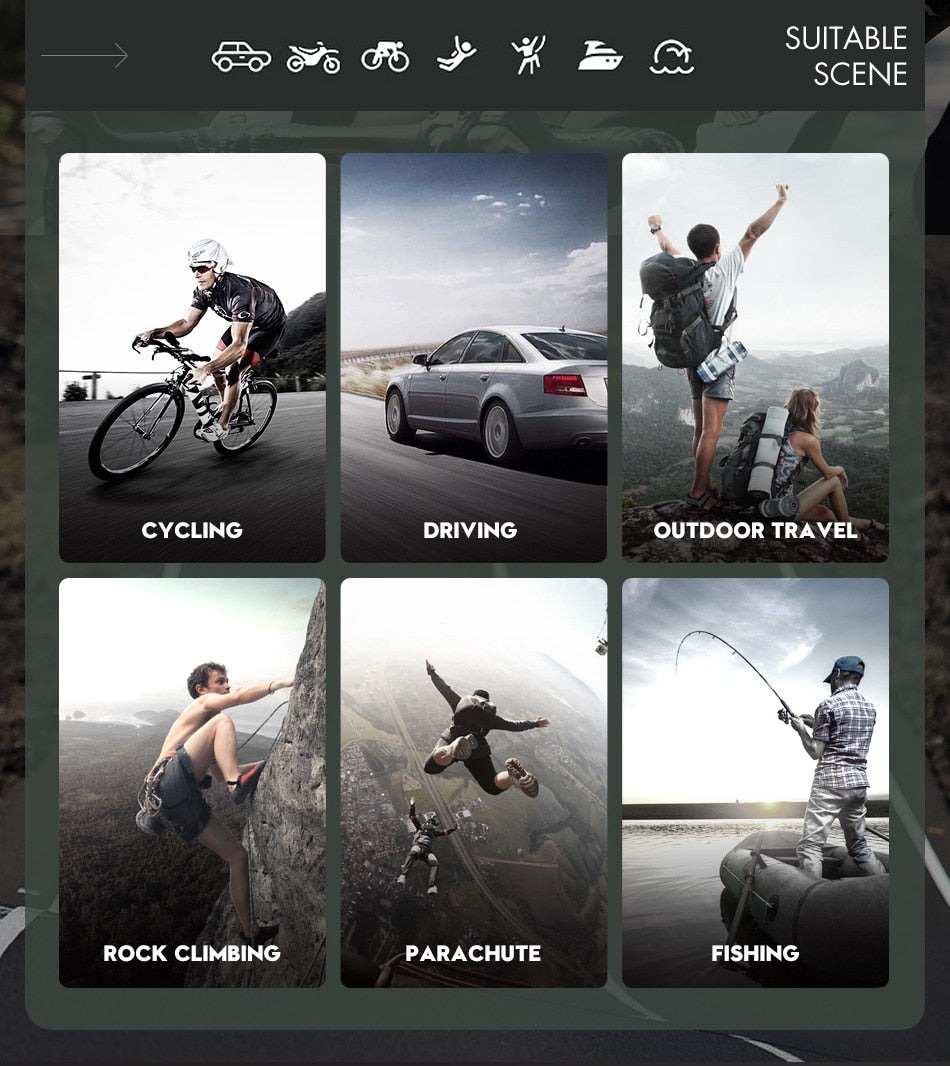 Copozz Polarized Cycling  5 Lens Glasses MTB Mountain Goggles  Bicycle - KiwisLove