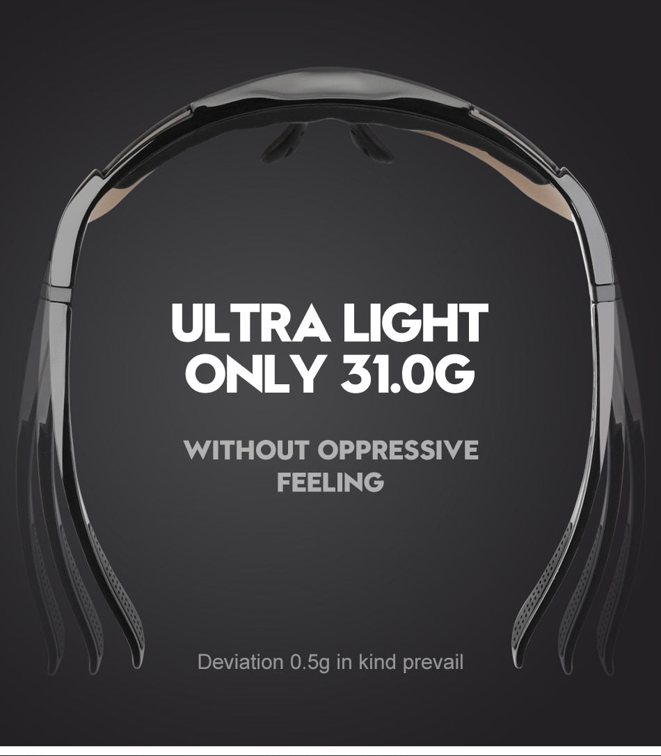 Copozz Polarized Cycling  5 Lens Glasses MTB Mountain Goggles  Bicycle - KiwisLove