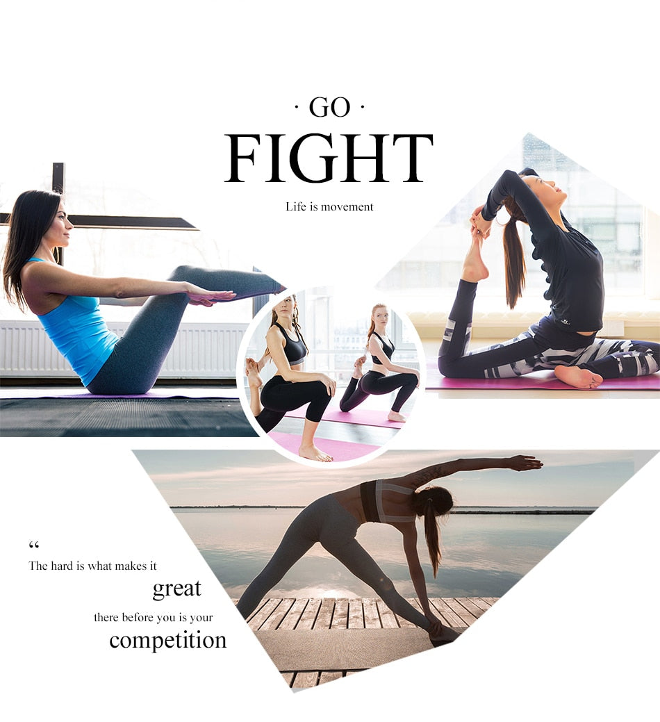 Women Yoga Pants High Waist Elastic Tummy Fitness Sport Leggings - KiwisLove