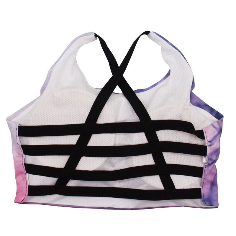 Smoke Print Yoga Sets Woman Sportwear Fitness Workout Suits Gym Clothes Women Jumpsuit Sports Bra Leggings Running Outfit,ZF169 - KiwisLove