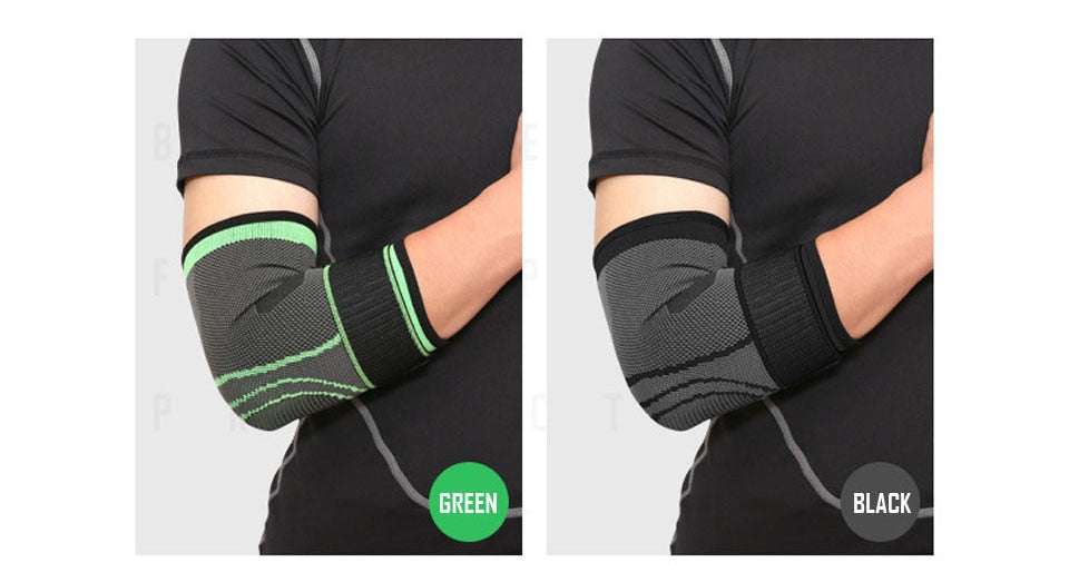1PCS Sports Elbow Brace Compression Sleeve Arm Support with Strap - KiwisLove