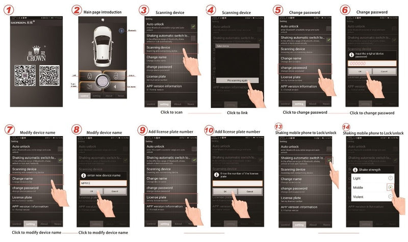 phone sensor control car  unlock, leaves the lock and outputs the original horn - KiwisLove