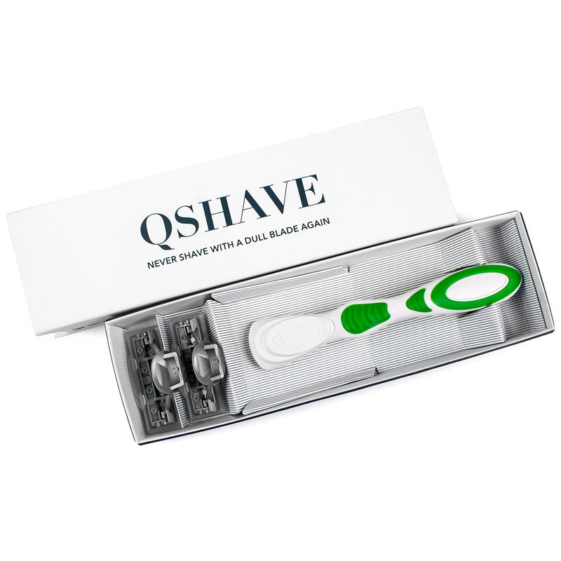 Qshave Women Bikini Shaving Razor Handle & 2pcs X3 Blade - KiwisLove