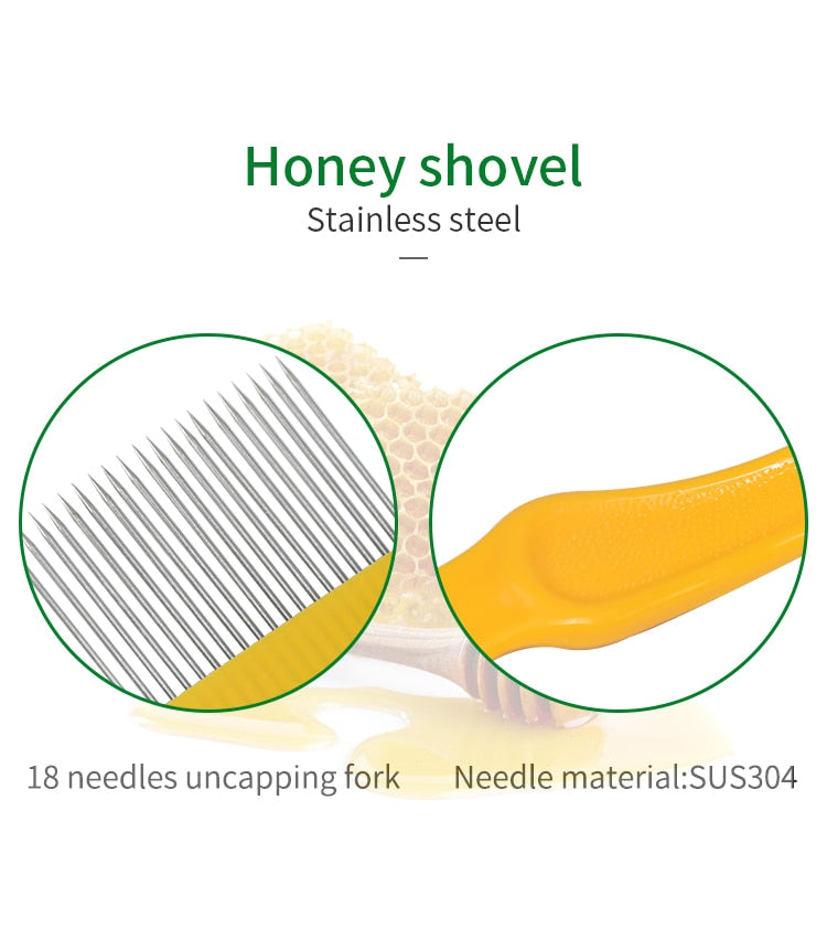 Stainless Steel Tines Comb Uncapping Fork Cut Honey Fork Bee Beekeeping Tools - KiwisLove