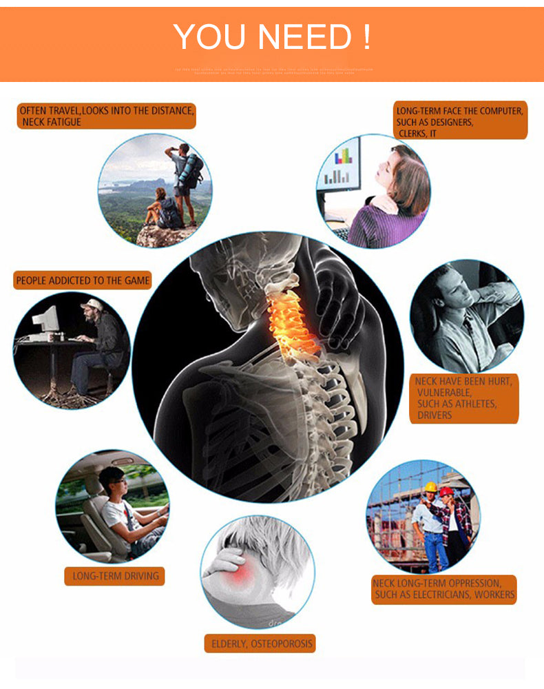 OPER Adjustable Neck Brace Support Sponge Cervical Collar Stiff - KiwisLove