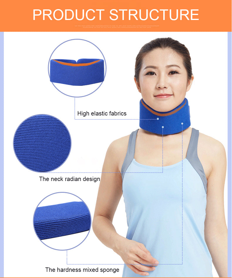 OPER Adjustable Neck Brace Support Sponge Cervical Collar Stiff - KiwisLove