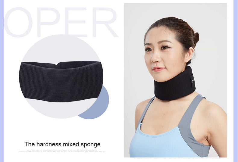 OPER Adjustable Neck Brace Support Sponge Cervical Collar Stiff - KiwisLove