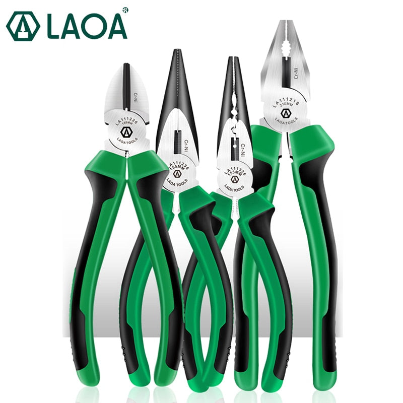 LAOA Multifunction Cutting Pliers Long Nose Pliers Diagonal cable Pliers - KiwisLove
