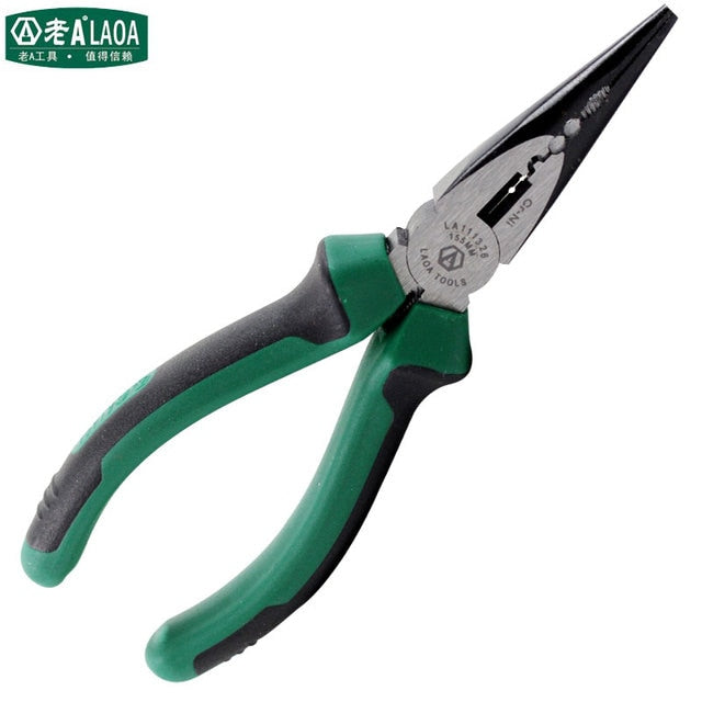 LAOA Multifunction Cutting Pliers Long Nose Pliers Diagonal cable Pliers - KiwisLove
