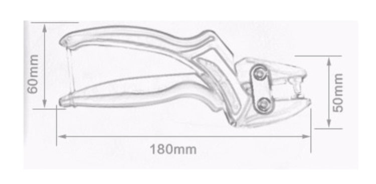 LAOA Multi-fonction Leather Punch Pliers Aluminium alloy Eyelet Puncher - KiwisLove
