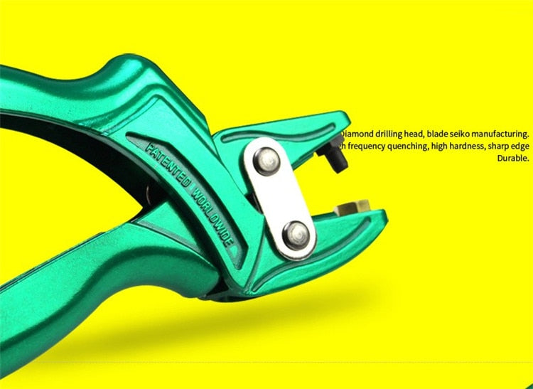 LAOA Multi-fonction Leather Punch Pliers Aluminium alloy Eyelet Puncher - KiwisLove
