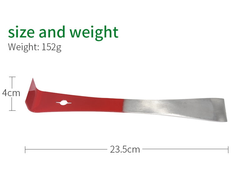 Stainless Steel J Shape J-type Tool Curved Tail Bee Hive Hook Scraper - KiwisLove