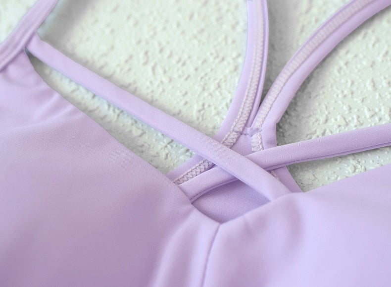 Women Yoga Sets Bras High Waist Legging Outfits Gym Wear Running Clothing Workout - KiwisLove