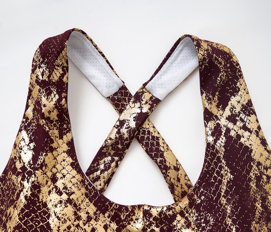 Women Yoga Set Cross Top Bra High Waist Leggings Gym Running Outfit Fitness Tracksuit - KiwisLove