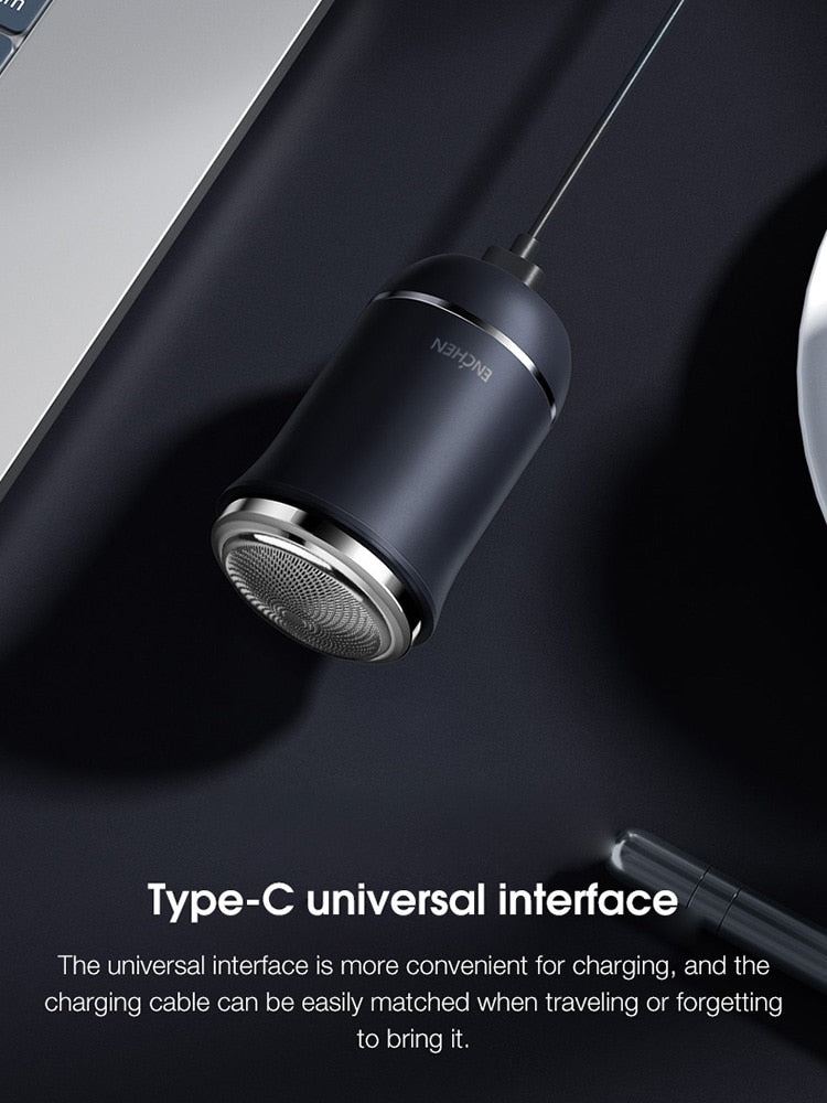 ENCHEN Mini Electric Face Shaver Men Rechargeable Shaving Beard - KiwisLove