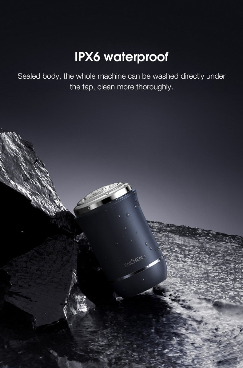 ENCHEN Mini Electric Face Shaver Men Rechargeable Shaving Beard - KiwisLove