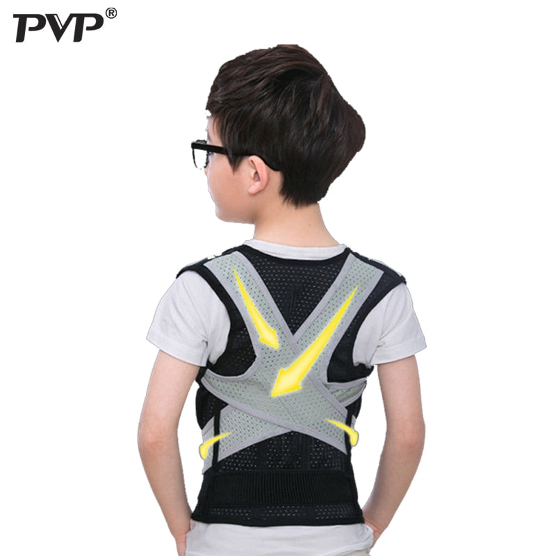 Back Shoulder Support Belt Posture Corrector for Adult Children Back Straightener Braces Lumbar Support Straight Shoulder Tights - KiwisLove