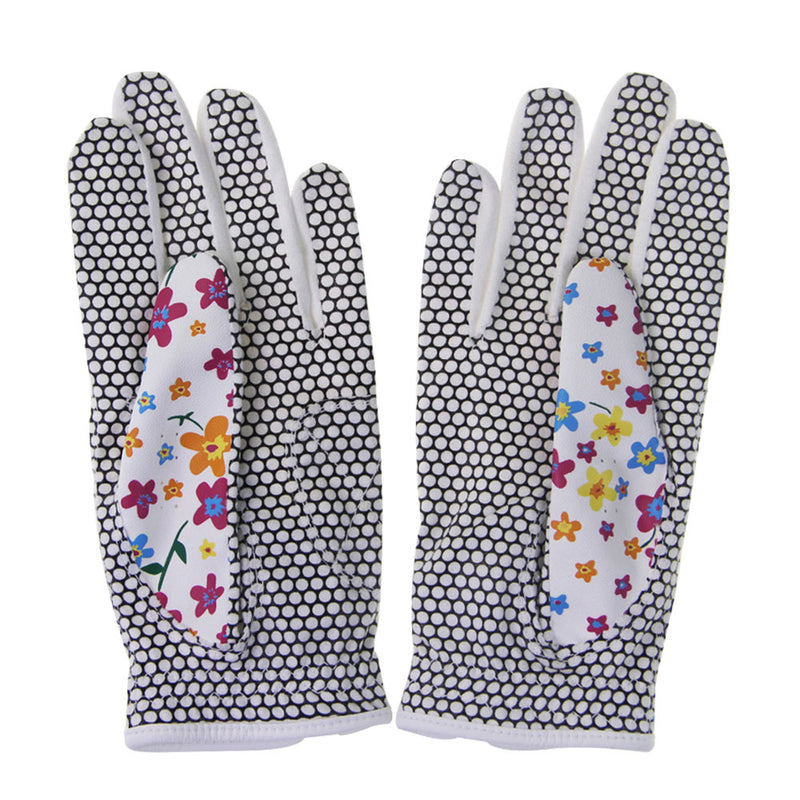 Golf Glove Women  Cool Leather  Summer Floral Colorful Breathable - KiwisLove