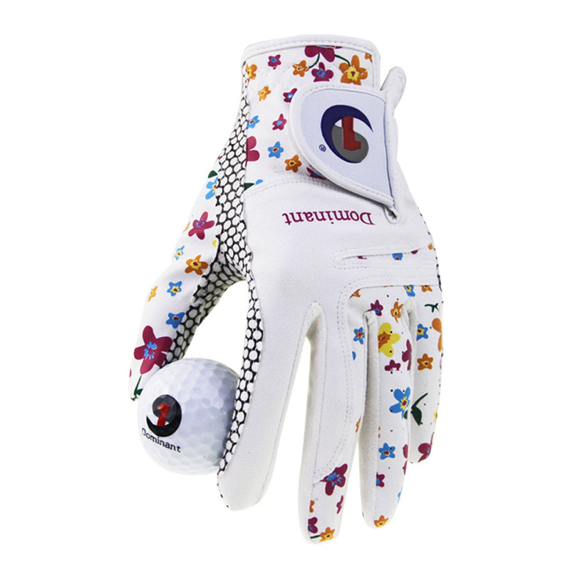 Golf Glove Women  Cool Leather  Summer Floral Colorful Breathable - KiwisLove